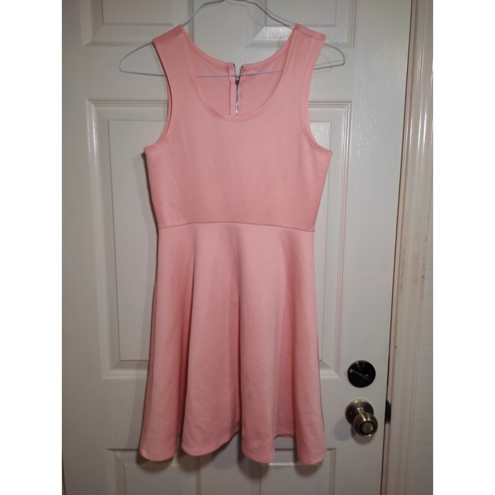 Beautiful Pink Satin Dress Size M